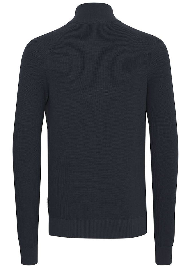 Quarter-Zip Knit Jumper Navy Men's