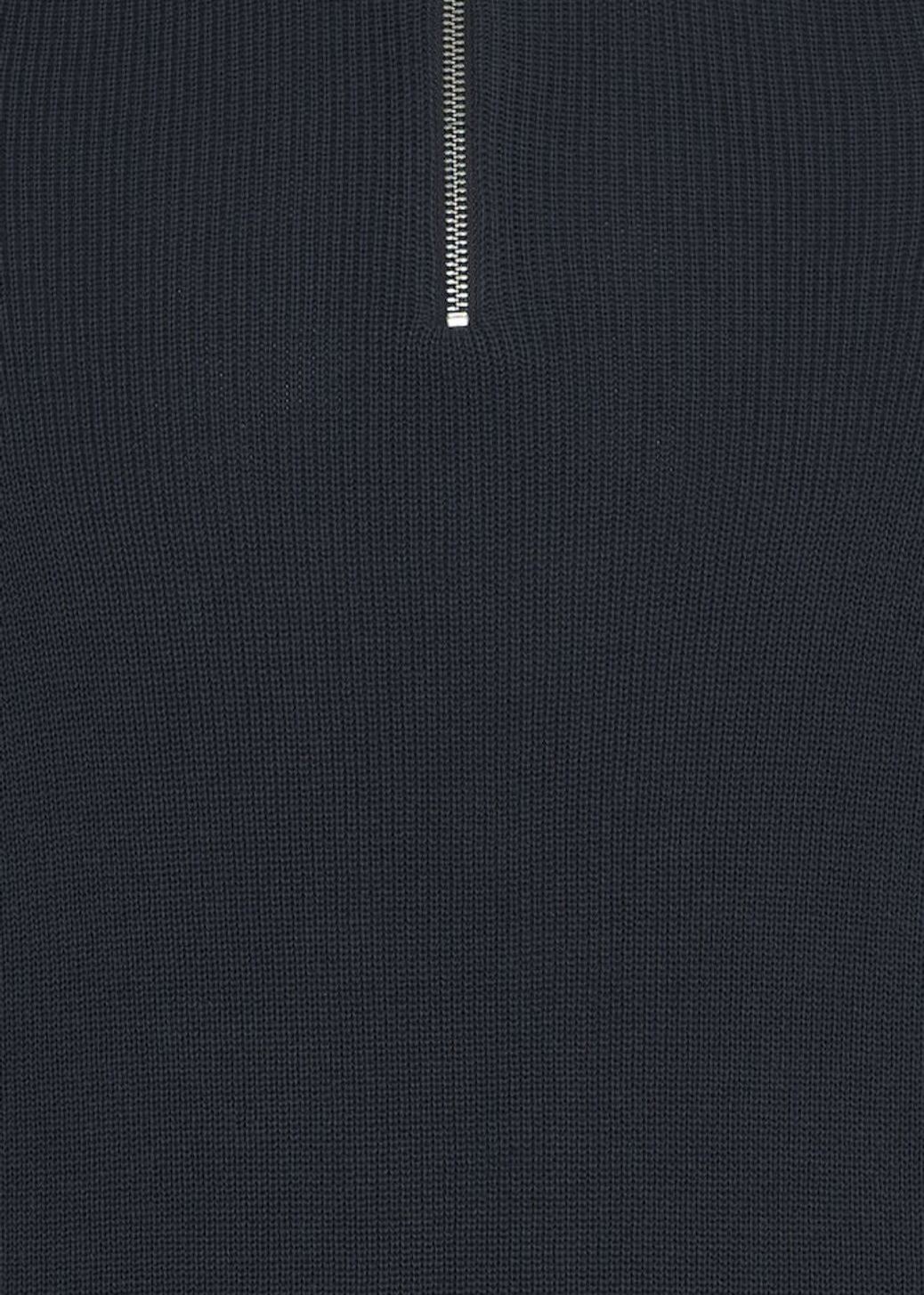 Quarter-Zip Soft Knit Jumper Navy