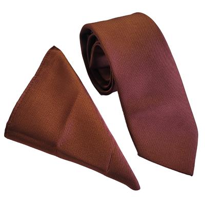 Plain Twill Tie & Pocket Square Set