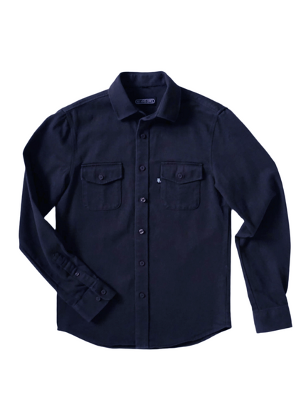 SUAVE OWL Twill Overshirt Navy