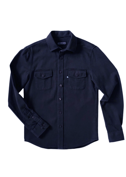 SUAVE OWL Twill Overshirt Navy