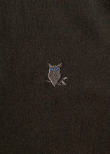 Load image into Gallery viewer, SUAVE OWL Pique Polo Shirt Dark Grey Logo
