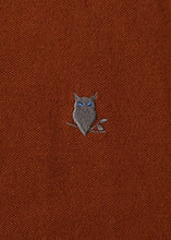 Load image into Gallery viewer, SUAVE OWL Pique Polo Shirt Rust Men&#39;s Short Sleeve
