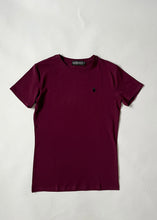 Load image into Gallery viewer, SUAVE OWL T-shirt for men in plum.
