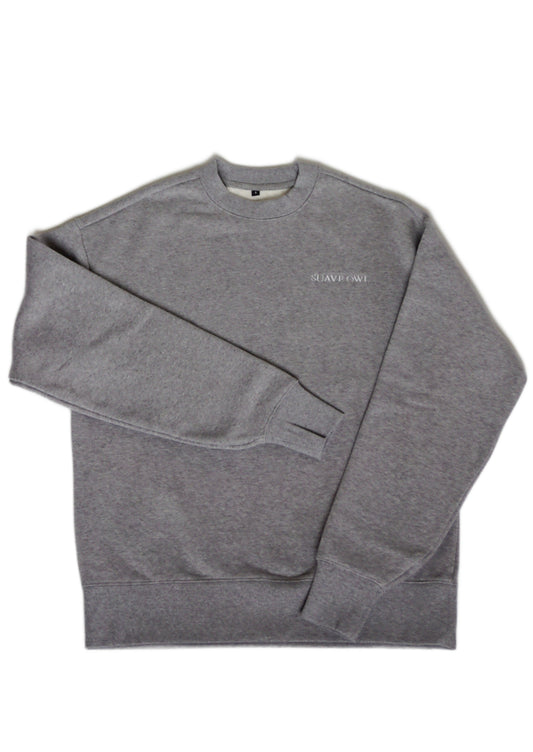 SUAVE OWL Grey Men's Sweatshirt