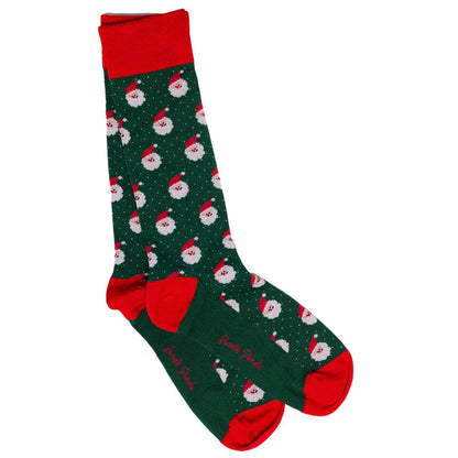 Bamboo Christmas Print Socks