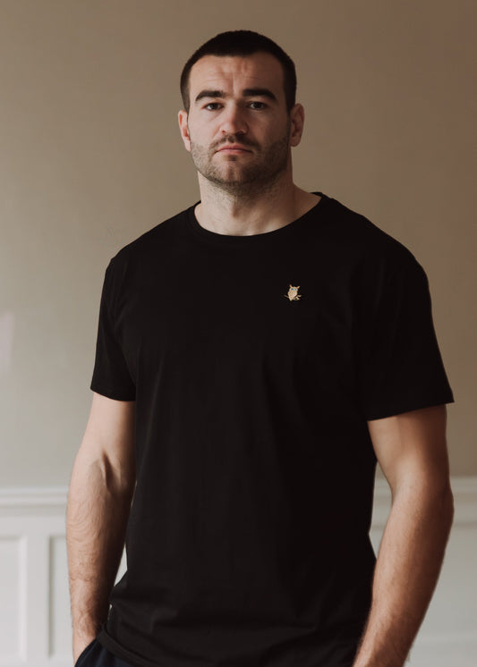 Will Muir Bath Rugby SUAVE OWL Black T-Shirt