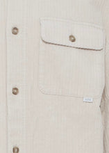 Load image into Gallery viewer, Corduroy overshirt, showing close up details. 
