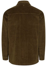 Load image into Gallery viewer, Brown corduroy jacket for men. Showing reverse details.
