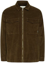 Load image into Gallery viewer, Brown corduroy jacket for men. Showing front details.
