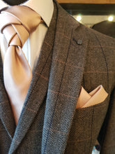 Load image into Gallery viewer, Cavani Albert Grey Tweed Jacket and matching waistcoat with a white shirt ideal for a wedding or another formal occasion
