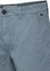 Chino Shorts Blue Stone Close Up On Front