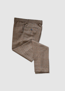 Cavani Ascari Brown Tweed Trousers