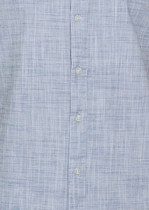 Cotton Pale Blue Grandad Shirt