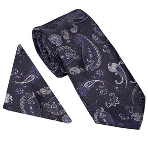 Strong Paisley Tie & Pocket Square Set
