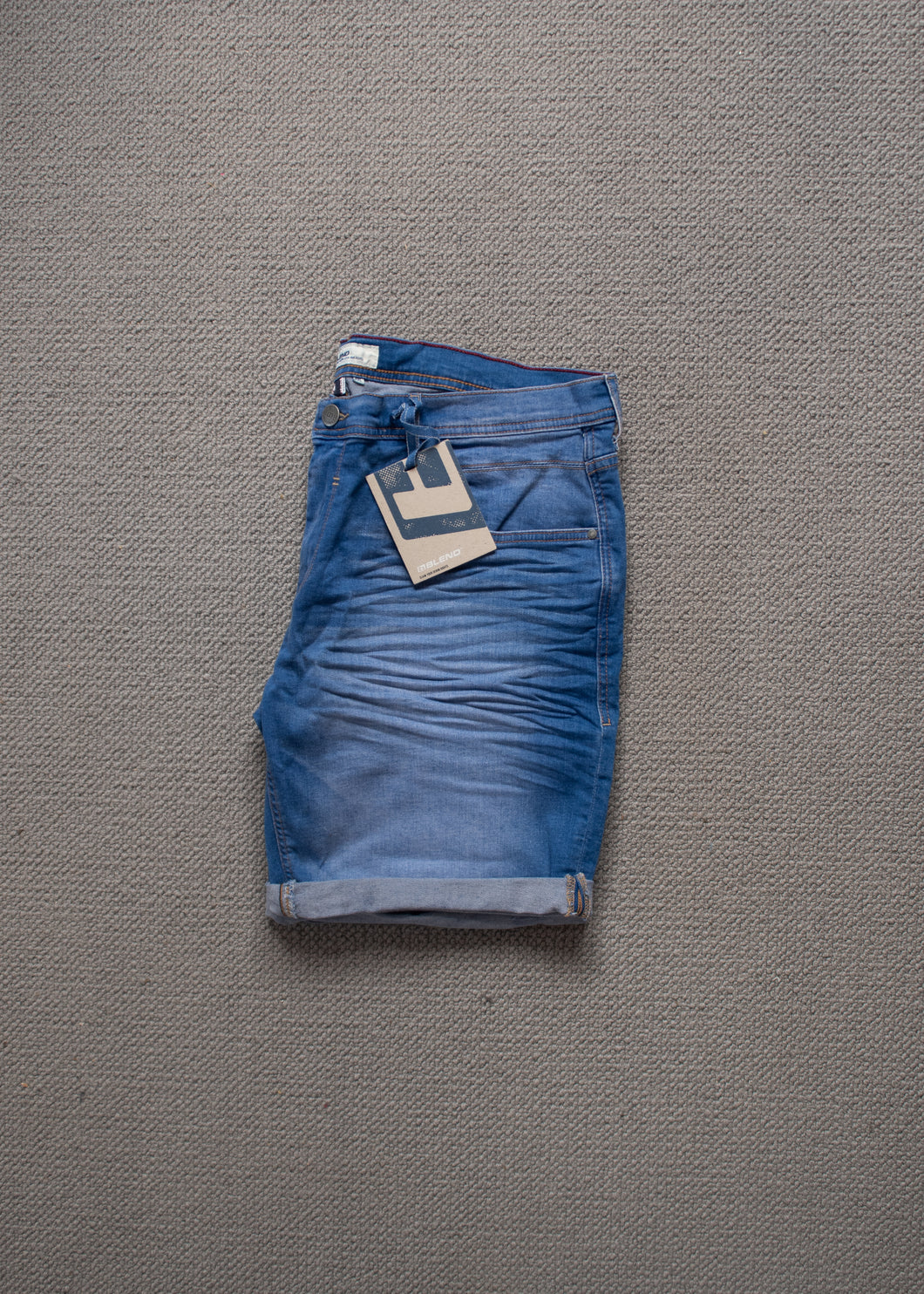 Denim Shorts Clear Blue