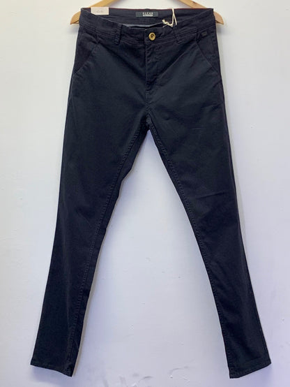 Navy Chino Stretch Straight Leg