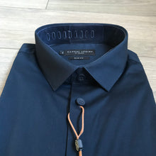 Load image into Gallery viewer, Casual Friday Long sleeved men&#39;s formal shirts in a variety of sizes. Stretch for comfort and a spread collar.
