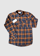 Load image into Gallery viewer, Lumberjack Shirt Ginger Orange Navy
