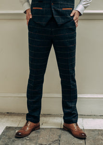 Marc Darcy Eton Tweed Check Trousers