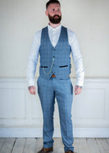 Load image into Gallery viewer, Marc Darcy Harry Tweed 2-Piece Suit with a white shirt and pocket-watch
