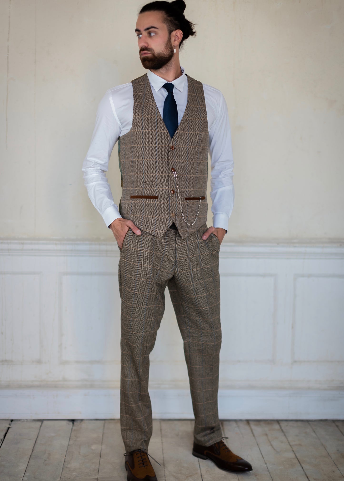 Marc Darcy Ted Tweed 2-Piece Suit