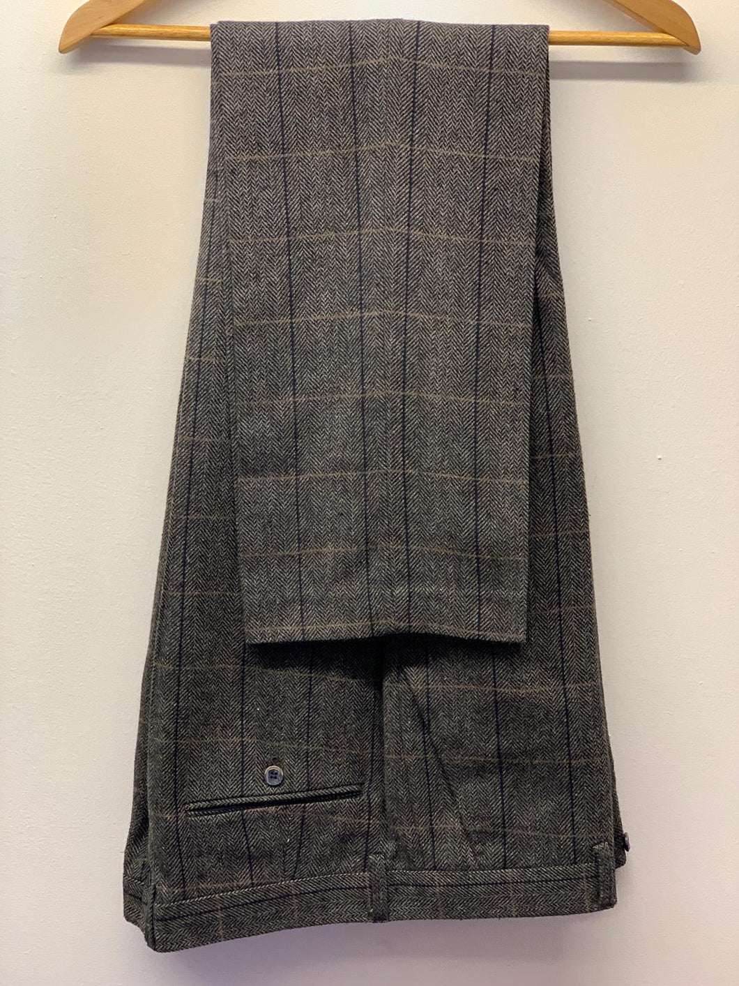 Cavani Albert Grey Tweed Trousers to be paired with a matching waistcoat or jacket