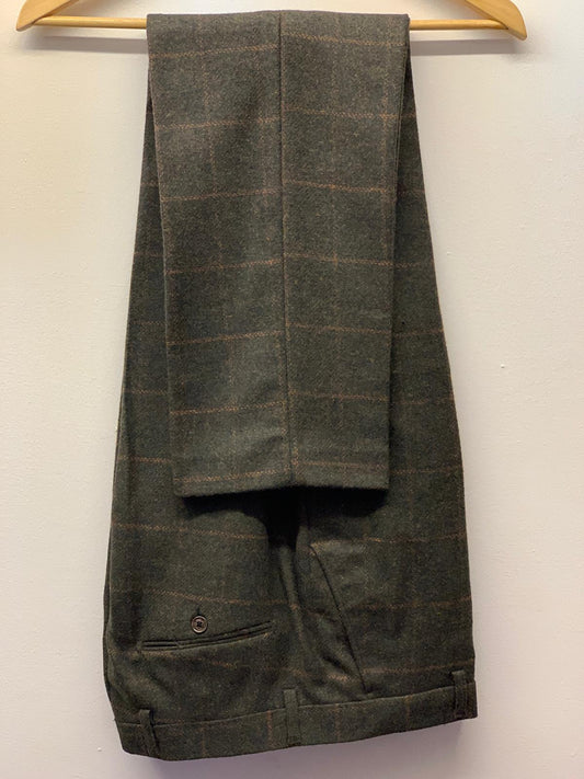 Cavani Kemson Olive Tweed Trousers