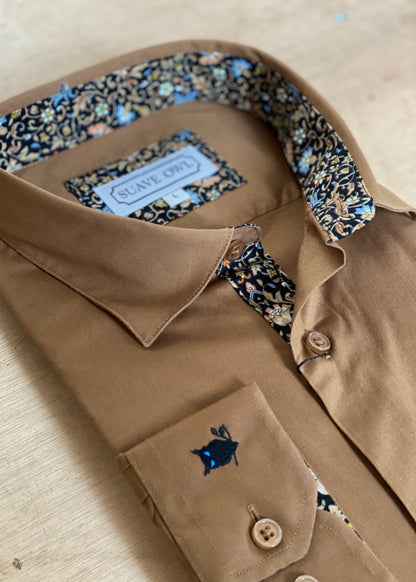 SUAVE OWL Caramel Shirt