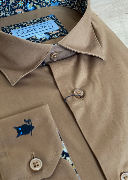 SUAVE OWL Caramel Shirt