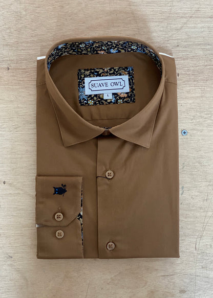 SUAVE OWL Caramel Shirt