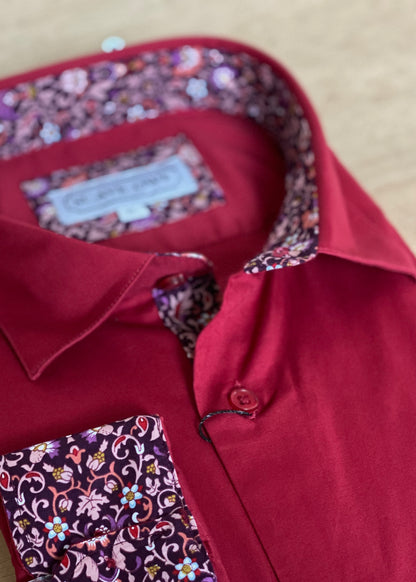 SUAVE OWL Red Berry Shirt