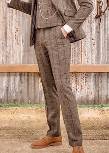 Cavani Albert Grey Tweed Trousers to be paired with a matching waistcoat and jacket