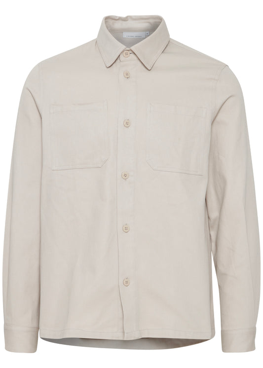 Twill Overshirt Cream