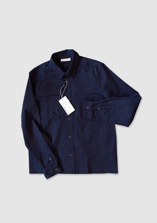 Twill Overshirt Navy