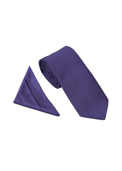 Twill Tie & Pocket Square Bilberry Wedding