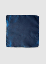 Load image into Gallery viewer, Van Buck Plain Pocket Square Navy
