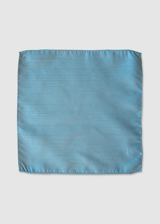 Van Buck Plain Pocket Square Duck Egg