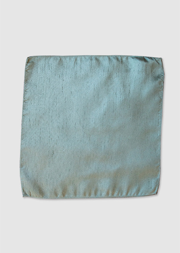 Van Buck Plain Pocket Square Sage