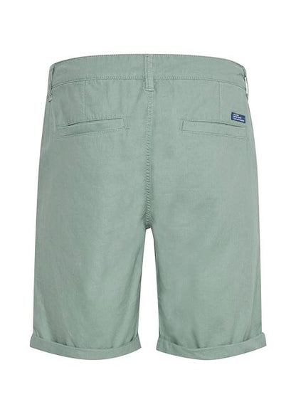 Woven Linen Blend Shorts Sage