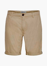 Load image into Gallery viewer, Woven Linen Blend Shorts Light Tan
