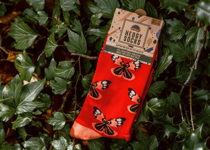 Butterfly Pattern Bamboo Socks