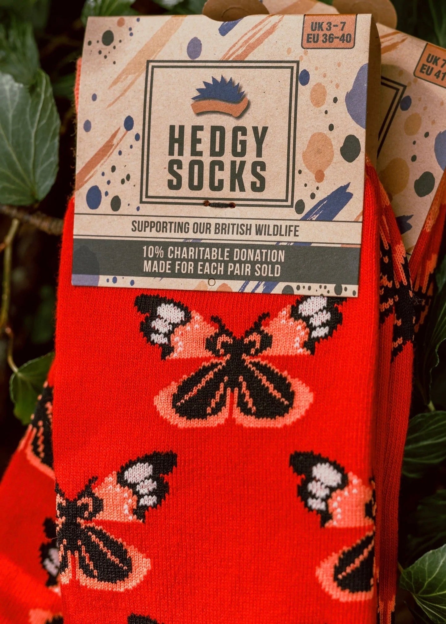 Butterfly Pattern Bamboo Socks
