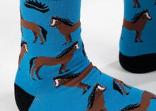 Load image into Gallery viewer, Horse Pattern Bamboo Socks
