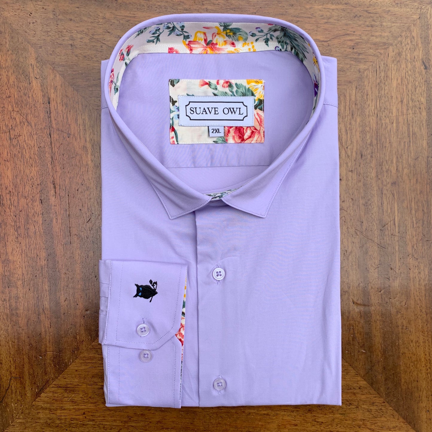 SUAVE OWL Plain Lilac Shirt