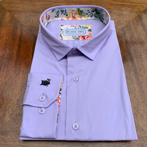 SUAVE OWL Plain Lilac Shirt