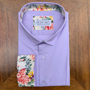 SUAVE OWL Plain Lilac Shirt