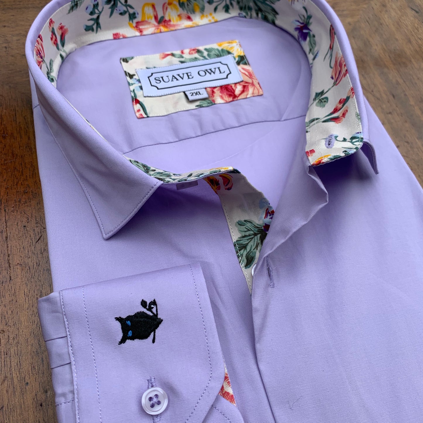 SUAVE OWL Plain Lilac Shirt