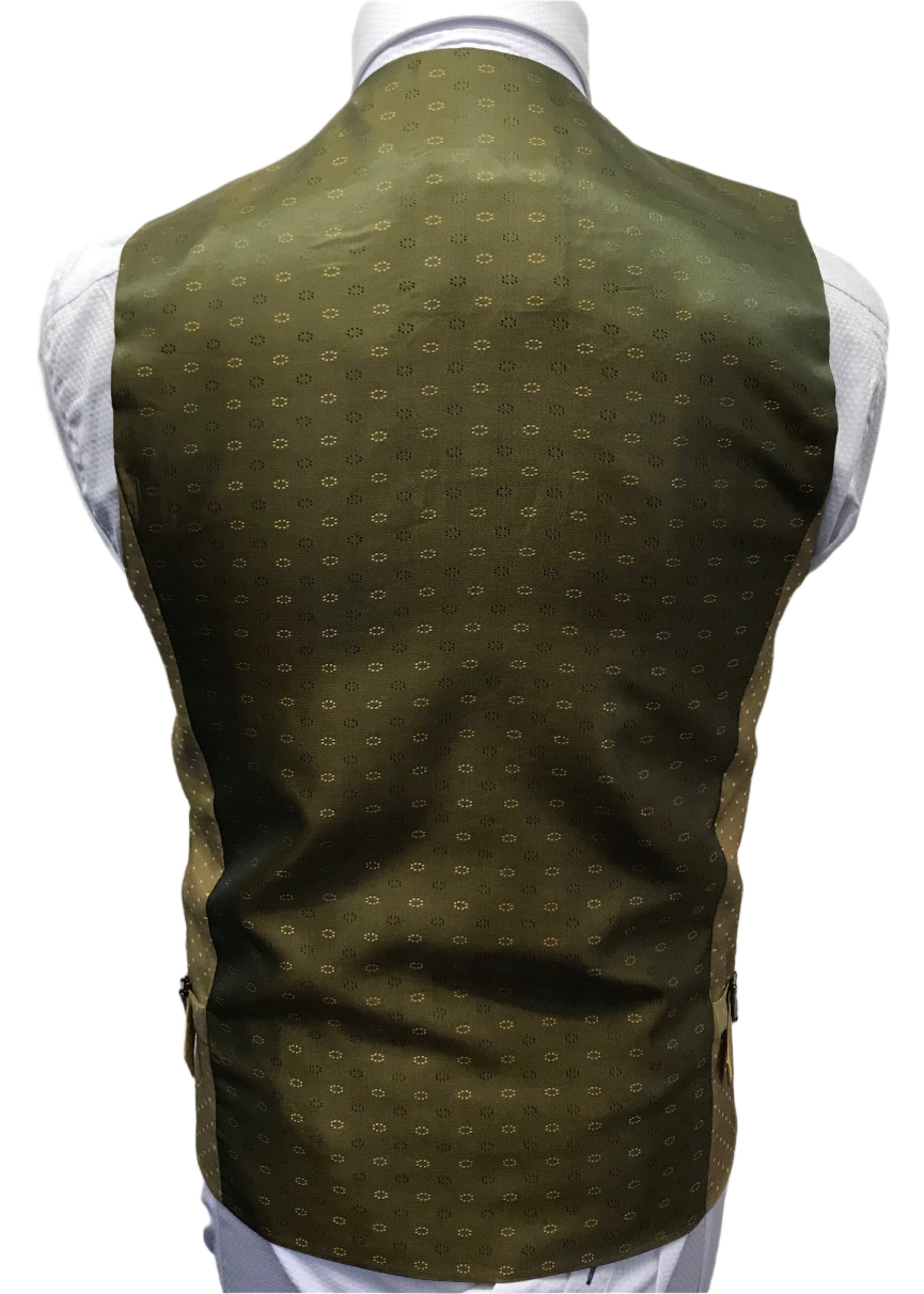 Reverse of Marc Darcy Enzo Checked Waistcoat