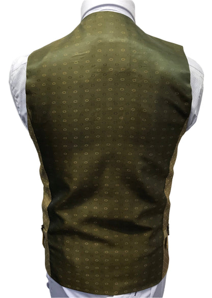 Reverse of Marc Darcy Enzo Checked Waistcoat